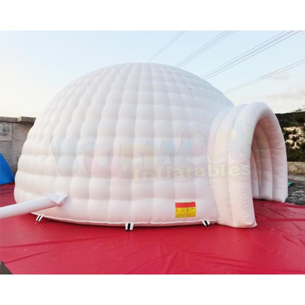 Шатер купола иглу 10М рекламы торговой выставки располагаясь лагерем раздувной