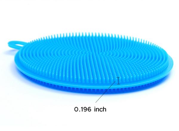 Antibacterial Multi-Purpose Premium Food Grade Silicone Dish Scrubber Silicone Bottle Brush House Cleaning Set
