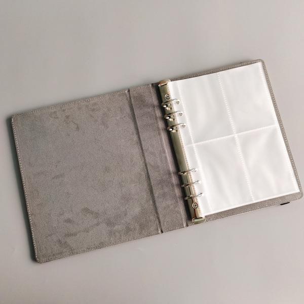 Bandage Card Holder Album Book Dustproof Wind Gradient Pu Cover