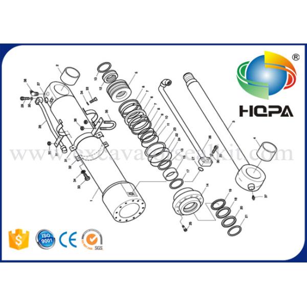 jogo 401107-00310 do selo do crescimento 2440-9127K para AO 130W-V 130-III SOLAR /Doosan