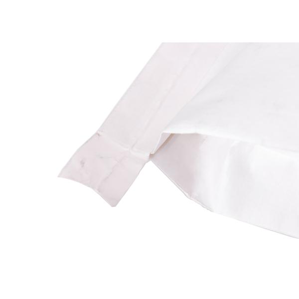 Serrated Cut Top Recycled Kraft Paper Bags , White / Coloured Kraft Paper Bags