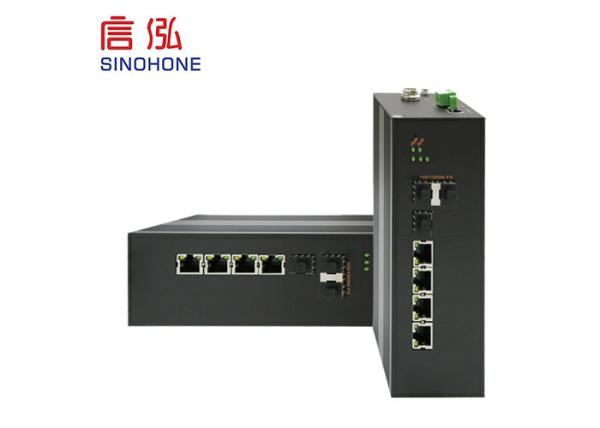 Multimode Fiber Optic Network Switch Electric 7 Port For Industrial Automation Fields