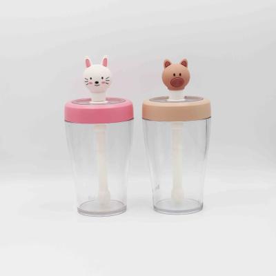 Fitness Sports Shaker Water Bottle Cute Plastic Tritan PP Material