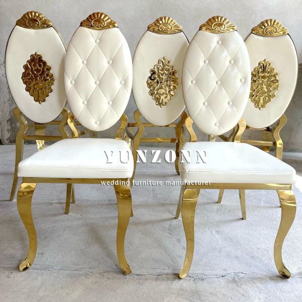American Popular Wholesale Modern Metal Hotel Banquet Party Stainless Steel Chair for Wedding Event