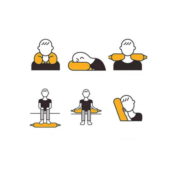 Advanced Memory Foam Travel Airplane Rest Pillow Neck Support Pillow for Long Flights