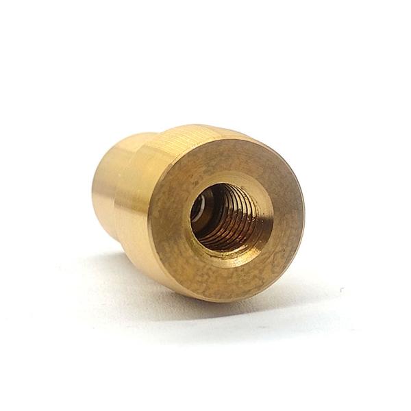 Gold Plated CNC Machining Turning Parts Brass Machined Components Terminal Connector