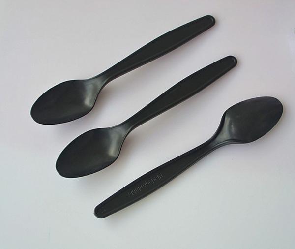 Rice white PLA biodegradable cutlery Disposable spoon fork and knife with Trade Assurance