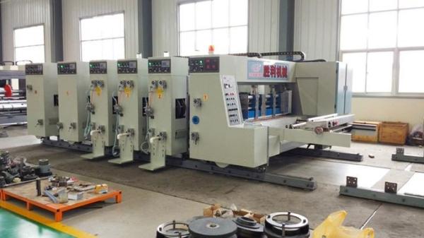 Kraft Box Shrink Wrap Machine , Automatic Paper Box Printing Machine