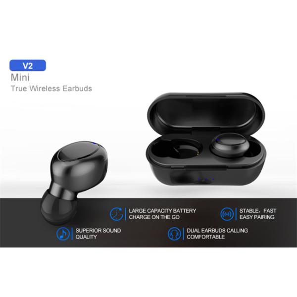 Sports Wireless Bass Earphones IPX-4 Waterproof Smart Touch Control