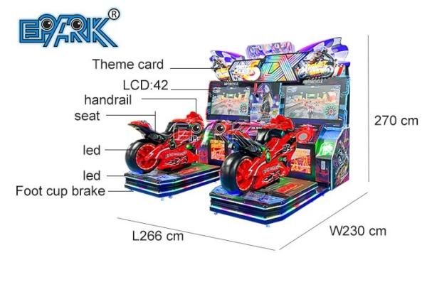 Super Motor Arcade Video Racing Motorbike Game Machine Coin Operated