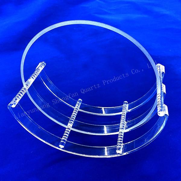 Customized Size High Temperature Resistant Quartz Plate with 99.99% Purity for Semiconductor Applications