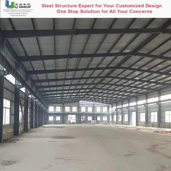 Q355b Q235b Portal Frame Structure Galvanized Steel Thermal Insulation