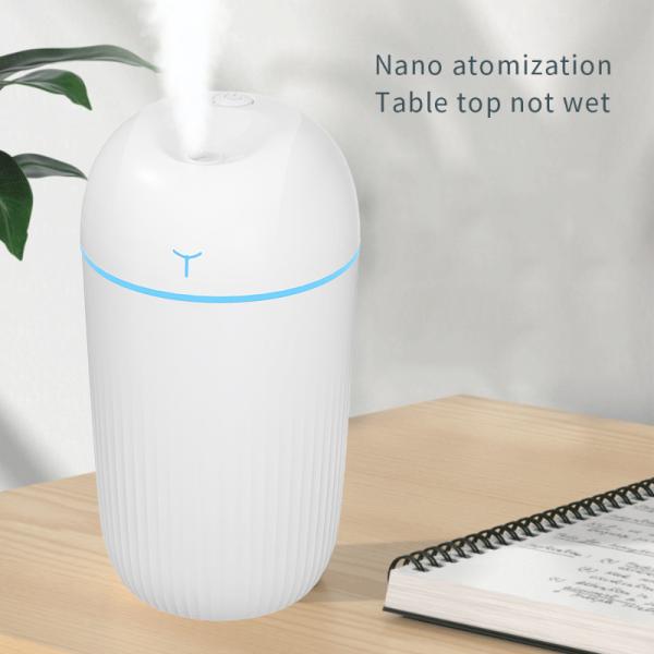 Intelligent Aromatherapy Gift Humidifier with 420ml Capacity and USB Atmosphere Lamp