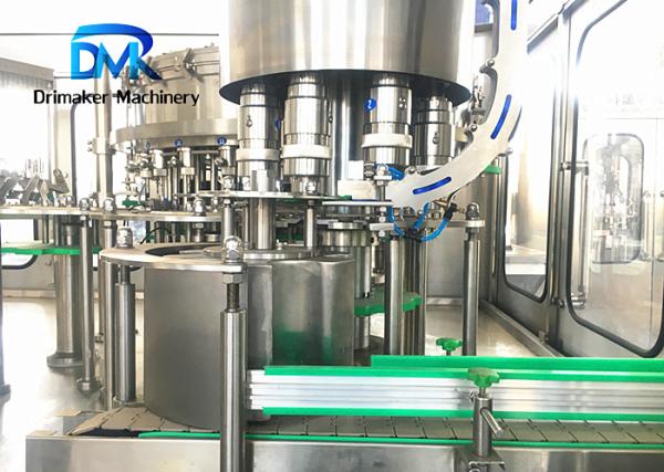Small 5.6kw Carbonated Beverage Bottling Equipment  Pet Plastic Bottle