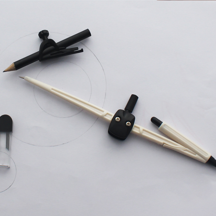 wholesale factory price plastic school compass set