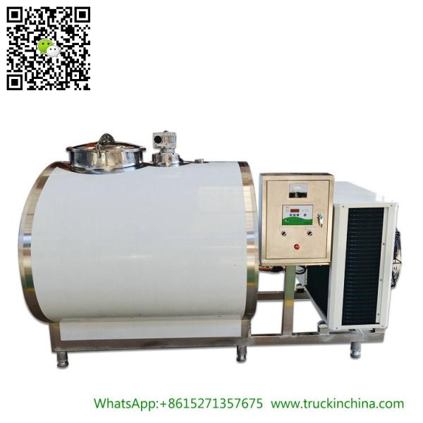 Stainless steel Milk Cooling Tank Body For Lorry Trucks 8CBM- 25CBM