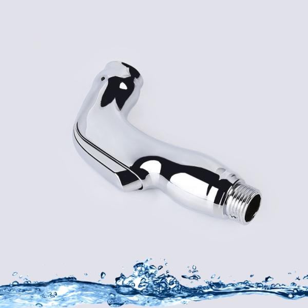 Chrome Plastic Push Washing Hand Toilet Bidet Spray Set for Keeping Body Clean