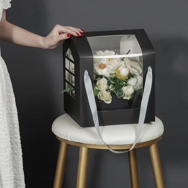 Debossing Embossing Dried Flower 157g Gift Packing Boxes