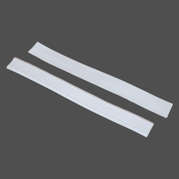 PC Cove Sleeve Rigid PVC Plastic Channel Extrusion Profiles Customized