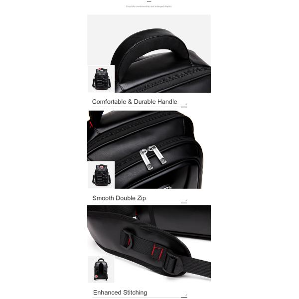 17 Inch Laptop Backpack Travelling Bags School Bag USB Charging Port 42x32x14cm