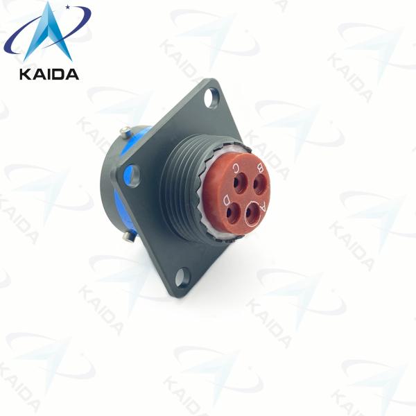 4 Pins Mulher MIL-DTL-38999 Série 2 Resistente ao calor durável Série 38999 Ii