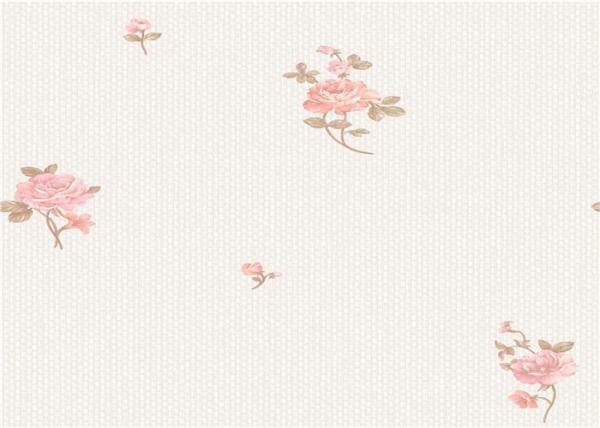 Elegant Peelable Washable Vinyl Wallpaper / Wall Coverings For Bedroom