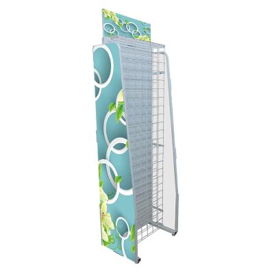 Os biscoitos da prateleira do petisco estão o fio de metal Mesh Display Rack