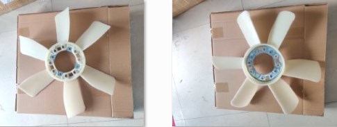 Japanese Truck Parts Engine Cooling Fan Blade / Radiator Fan For ISUZU VC46 6HK1 REWARD OEM 8-97600026-0 8-98073467-0