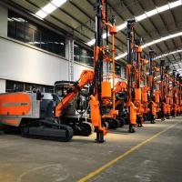 O equipamento de broca industrial da rocha, integrou o equipamento de furo com compressor de ar