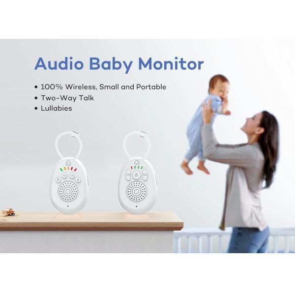 20º to 60º Celsius Audio Baby Monitor Featuring Two way Voice Intercom Half Duplex and Clear Audio for Effective Baby Care