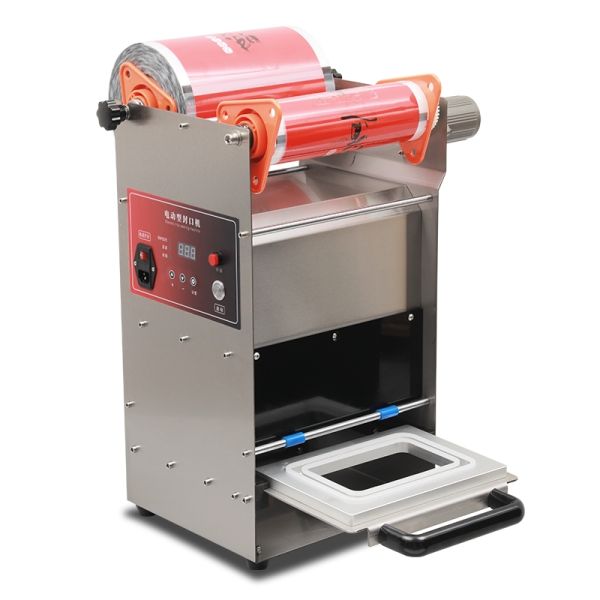 Plastic Material Tray Electric Sealer DF250T High Quality Semi-Automatic Fast Food Box Tray Sealer Machine
