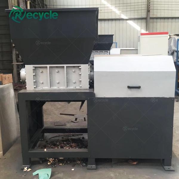 Single Shaft Shredder for Scrap Metal Aluminum Cans Mini Shredding Machine 4kW Power