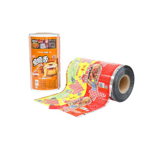 Laminage à l'épreuve de l'humidité Film automatique en rouleau de plastique pour les chips Snacks Emballage