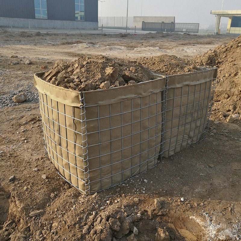 Сваренные стены взрыва Hesco регулирования паводковых вод городища Gabion военные