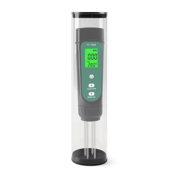 Potted Gardening Agricultural Measuring Tool Conductivity 3 In 1 Soil Ec Meter Temperature Soil Moisture Meter Tester