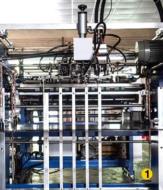 УЛЬТРАФИОЛЕТОВАЯ лакировочная машина пятна 6200PCS/H застекляя 1090x1440mm