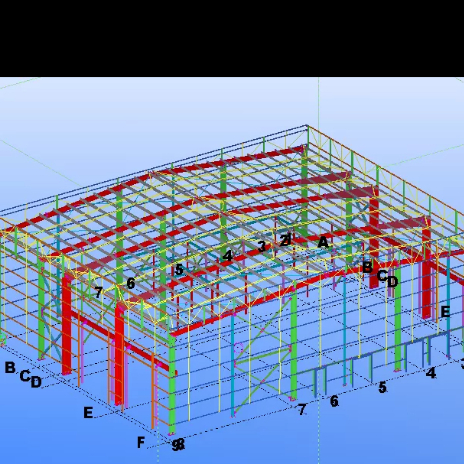 Fast Erection Recyclable Metal Frame Structure Prefabricated Logistics Warehouse