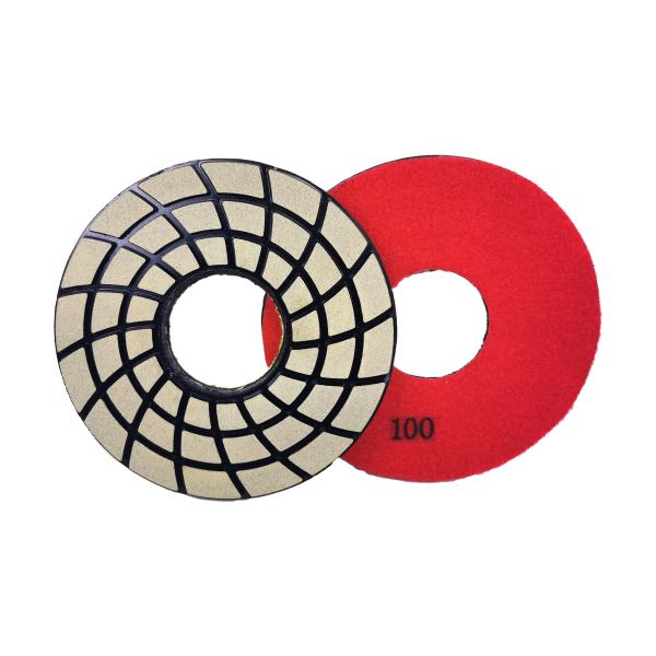 4 Inch ceramic bond transitional pucks & discs for concrete scratch removal from metal to resins.