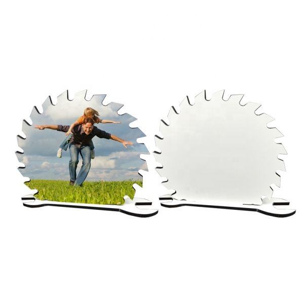 Sublimation Blanks Saw Blade Wrench Photo Frames Fathers Day Gift Blank MDF Picture Frame