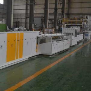 Shenzhen HYPET Popular PVC Wire Duct Cable Extrusion Machine With Punching Machine And Slotting Machine