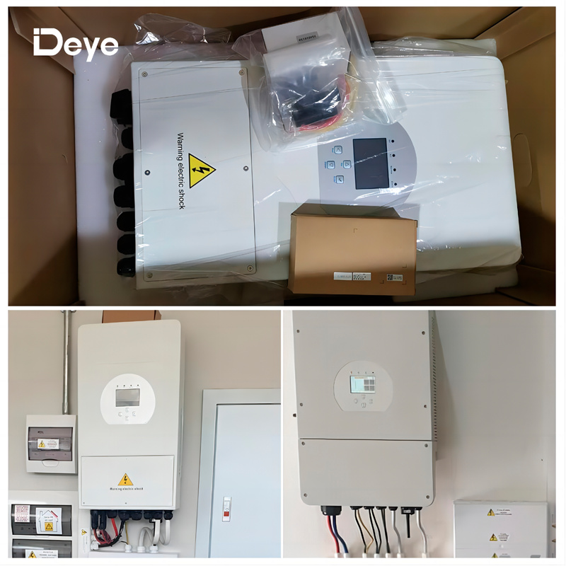 Deye Hybrid Inverter Deye SUN-70/75/80/90/100/110K-G03 Output 90KW deye Three Phase String Solar Inverter