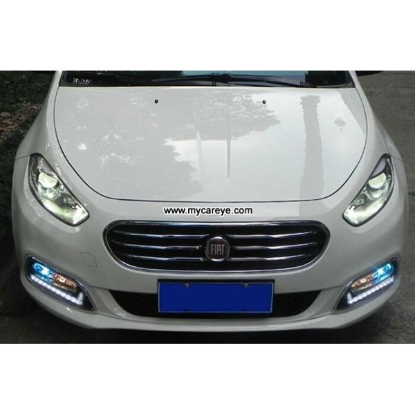 Fiat Viaggio DRL LED Daytime Running Light daylight car exterior lights