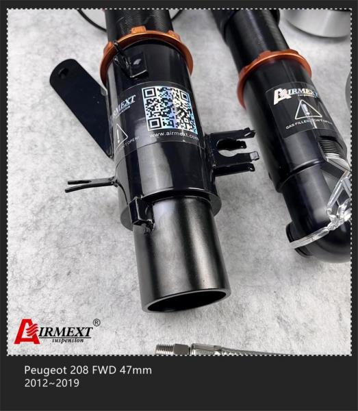 For Peugeot 208 FWD 47mm 2012-2019 air strut kit air suspension