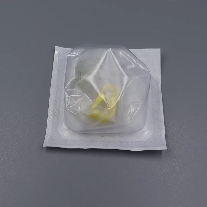 19g 20g 21g 22g Disposable Double Wings Safety Huber Needle