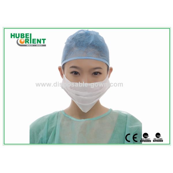 Non-Woven Poly Cellulose Disposable Medical Dust Mouth Face Mask For Adult