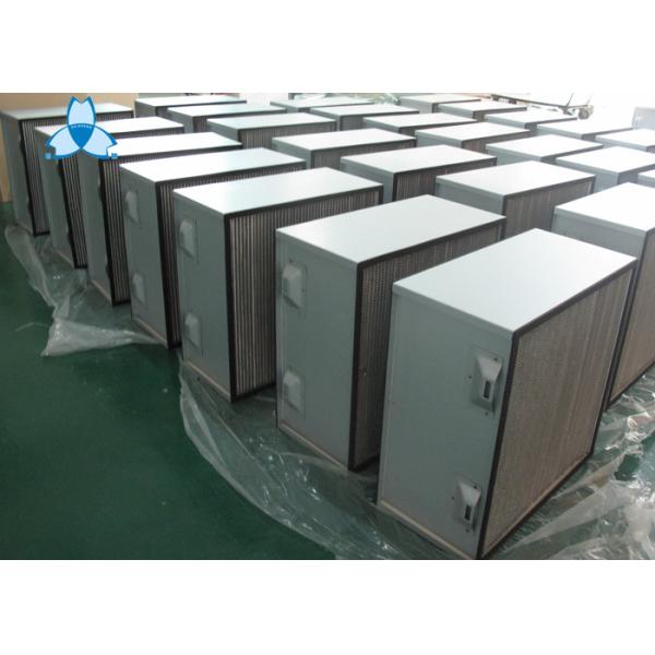 Class H14 Two Handles Box Type Hepa Air Filter With Alminum Foil
