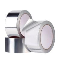 Cinta de papel de aluminio de 50um Cinta de aluminio resistente al calor de 1 mm Más pegajosa