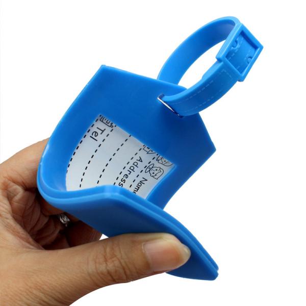 Custom personalized luggage tag low price silicone luggage tag wholesale OEM made PVC