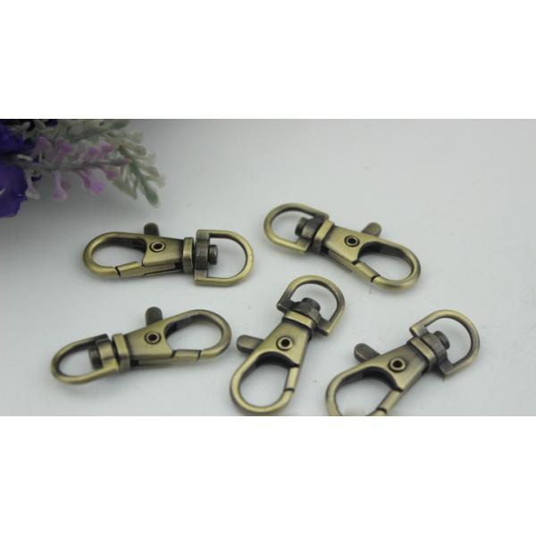 Favourable price hot products 4 color zinc alloy metal 10 mm lobster claw snap hook for sling bag