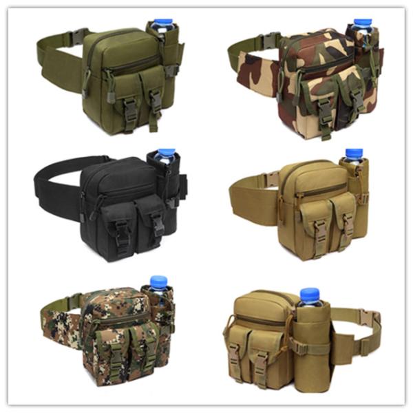 Abrasion Resistant Detachable Tactical Waist Bag 800D Oxford